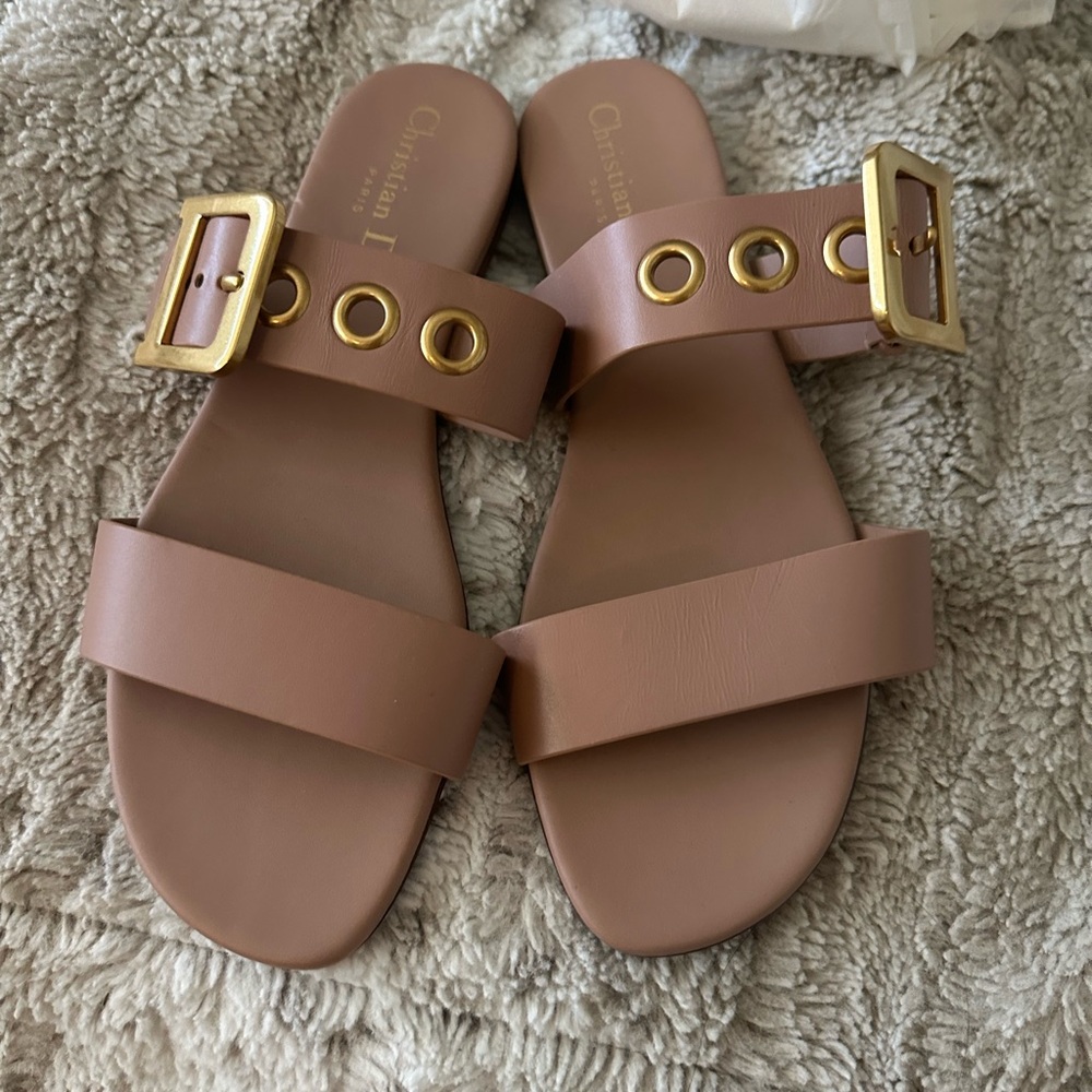 Christian Dior Women's  buckle  slides